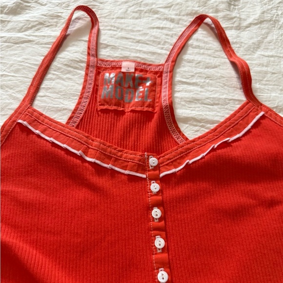 Make + Model orange Chemise with Plush Texture - Picture 6 of 8